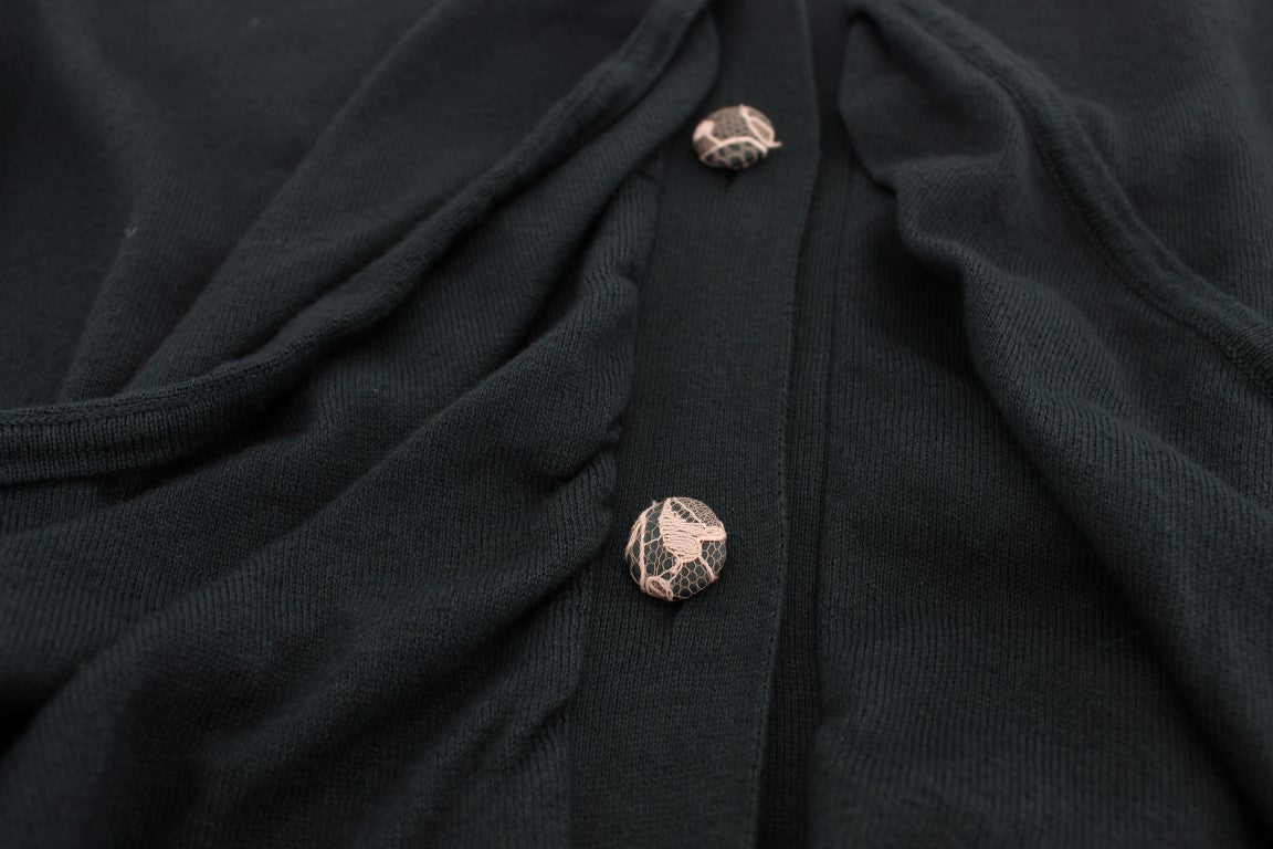 PINK MEMORIES Green Button Down Cardigan Sweater $601.00 PINK MEMORIES Luzworld