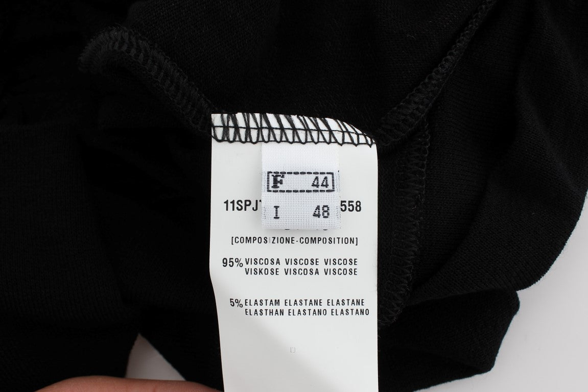 PLEIN SUD Black Stretch Sleeveless Blouse $172.00 PLEIN SUD Luzworld