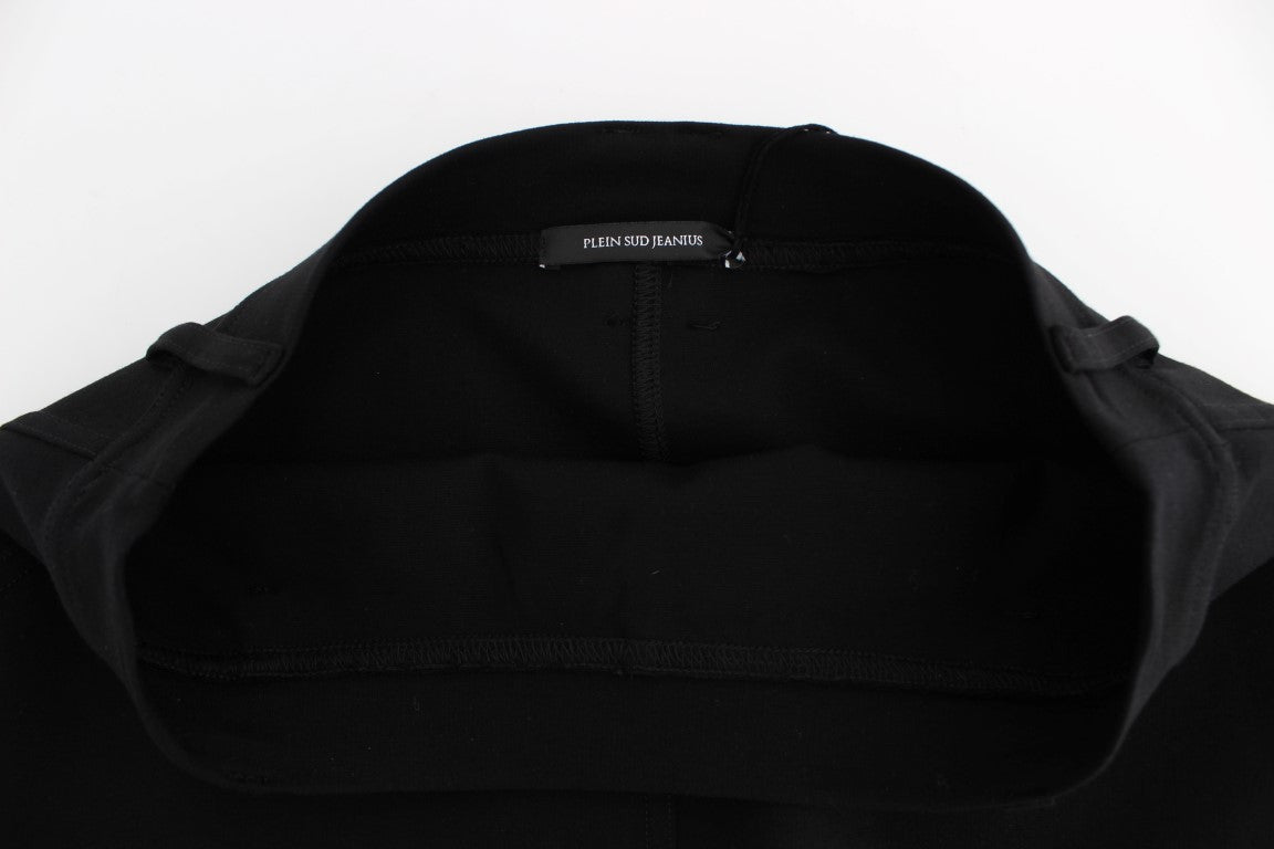 PLEIN SUD Black Straight Pencil Skirt $589.00 PLEIN SUD Luzworld