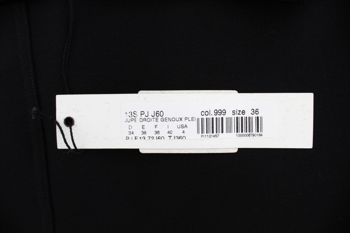 PLEIN SUD Black Straight Pencil Skirt $589.00 PLEIN SUD Luzworld