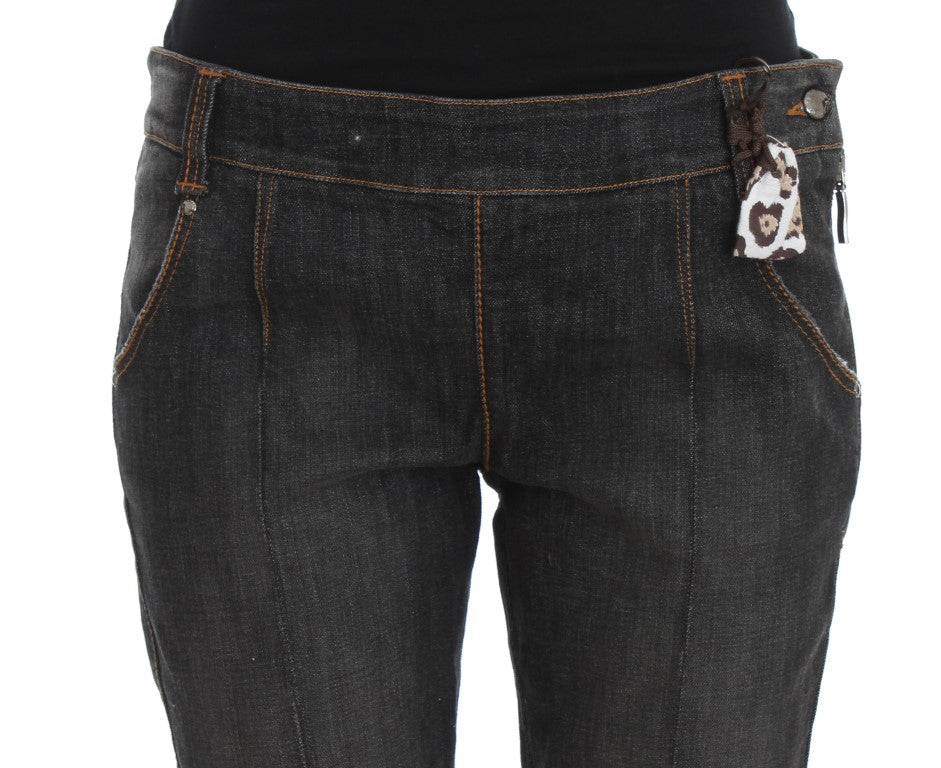 Ermanno Scervino Gray Cotton Slim Fit Denim Jeans $829.00 Ermanno Scervino Luzworld