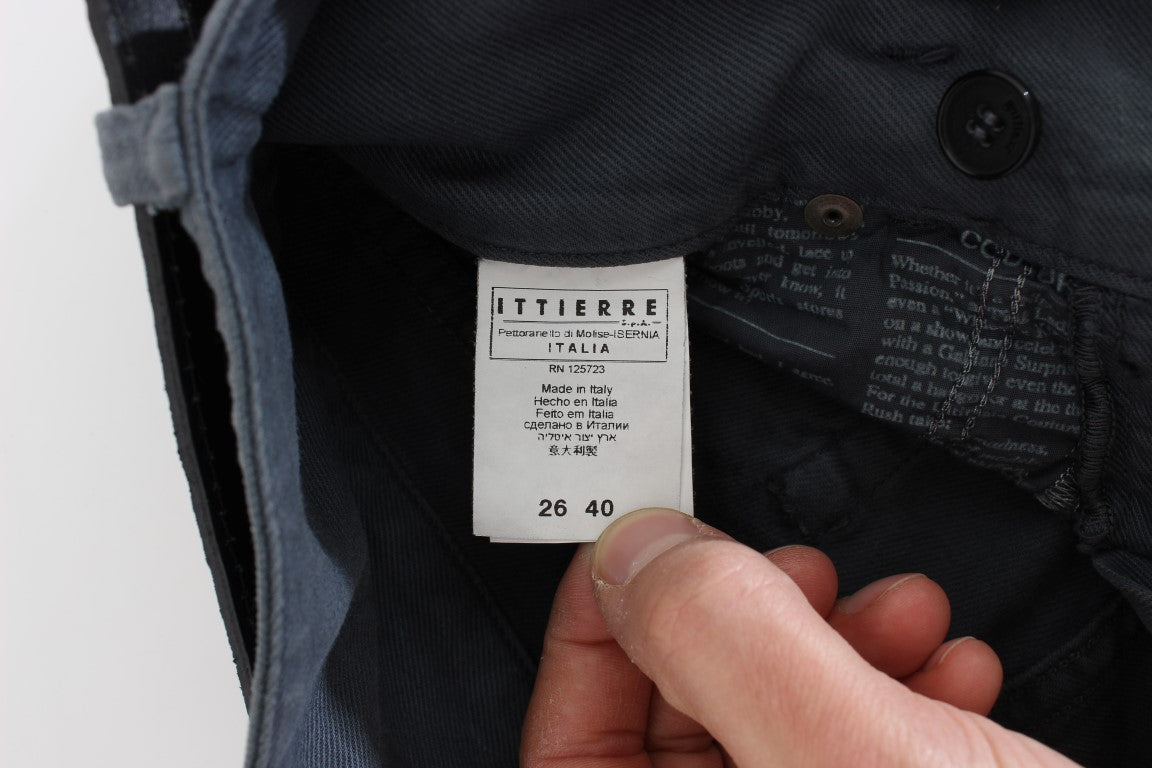 John Galliano Blue Cotton Blend Slim Fit High Waist Jeans $713.00 John Galliano Luzworld