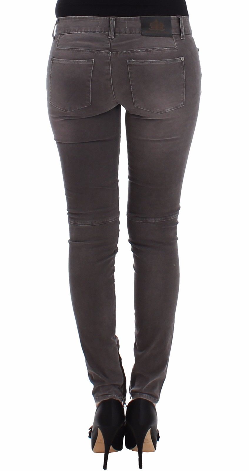 Ermanno Scervino Gray Slim Jeans Denim Pants Skinny Leg Stretch $537.00 Ermanno Scervino Luzworld