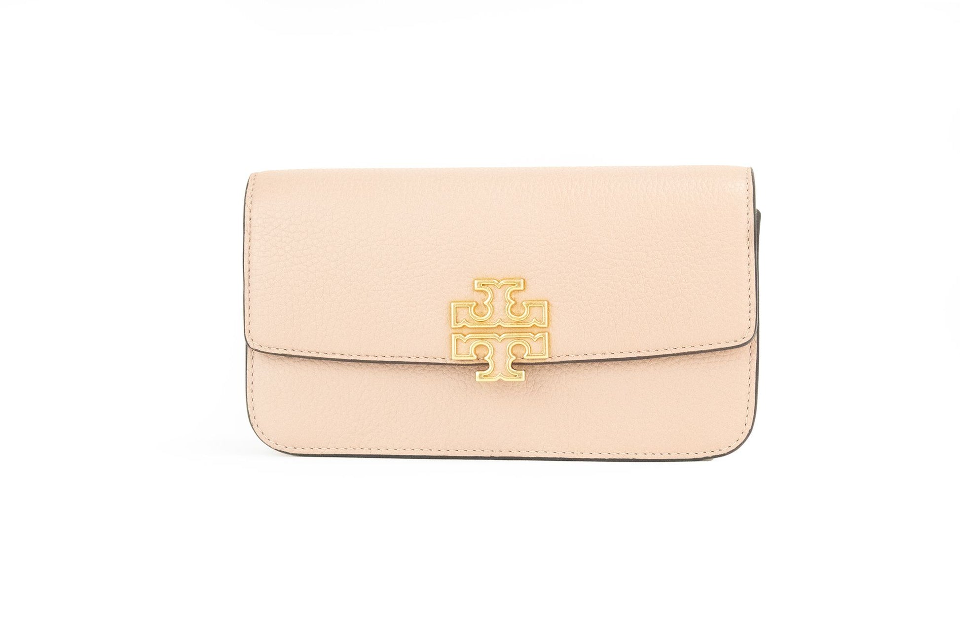 Tory Burch Britten Small Meadowsweet Leather Chain Wallet Crossbody Bag $605.00 Tory Burch Luzworld