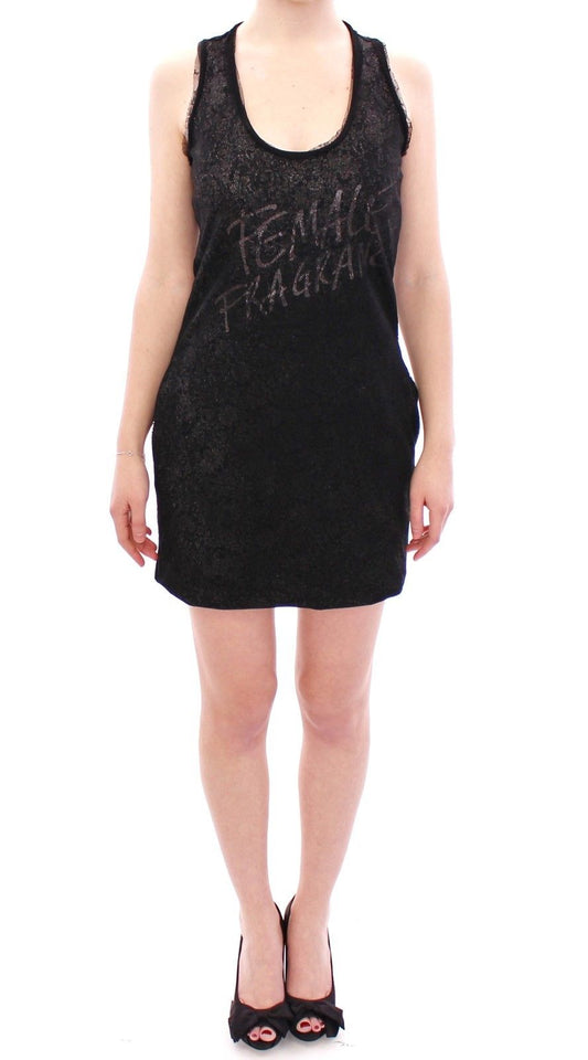Ermanno Scervino Black Lace Lined Stretch Mini Dress $583.00 Ermanno Scervino Luzworld