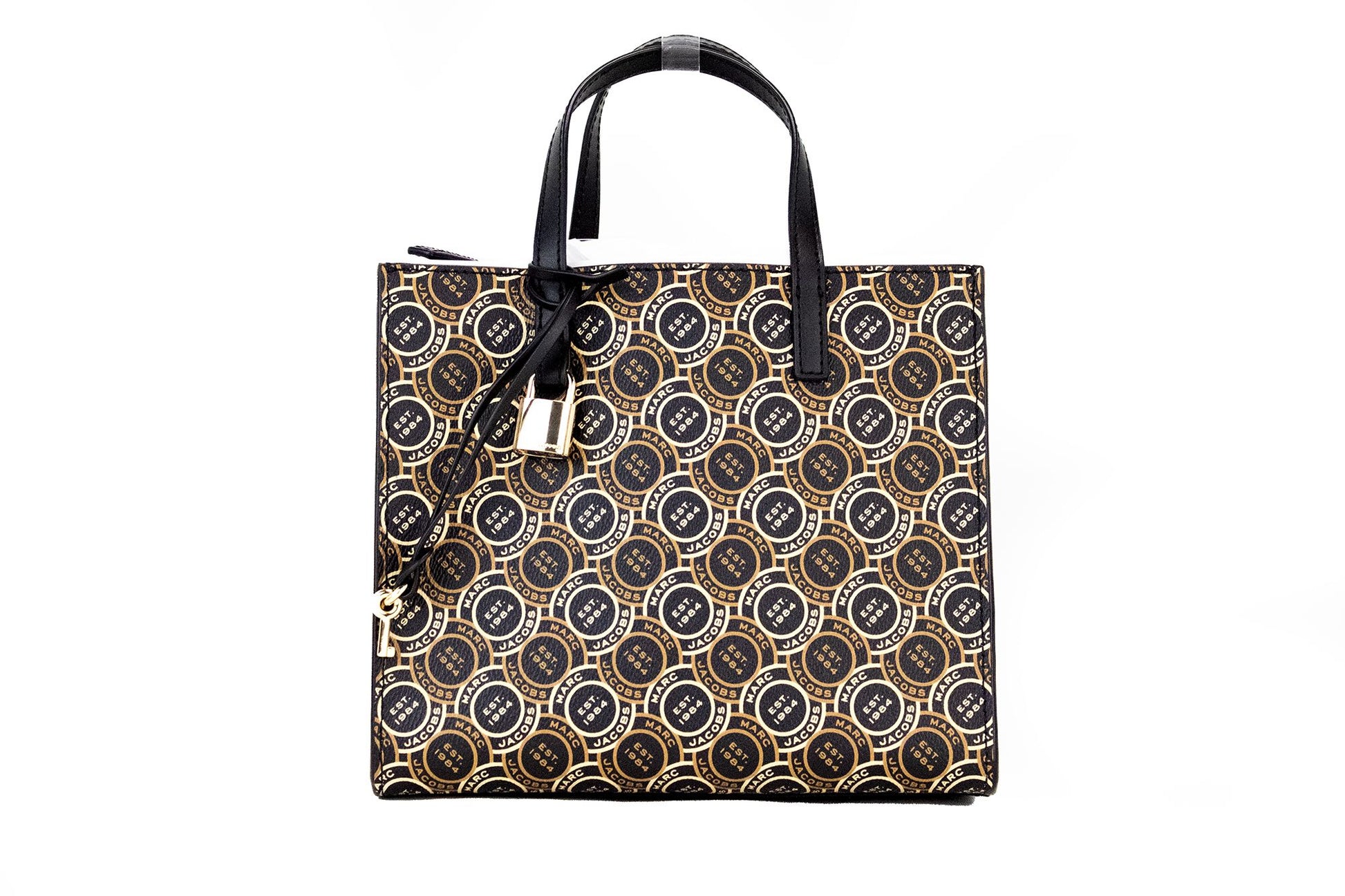 Marc Jacobs Mini Grind Signet Printed Leather Crossbody Tote Handbag Purse $733.00 Marc Jacobs Luzworld