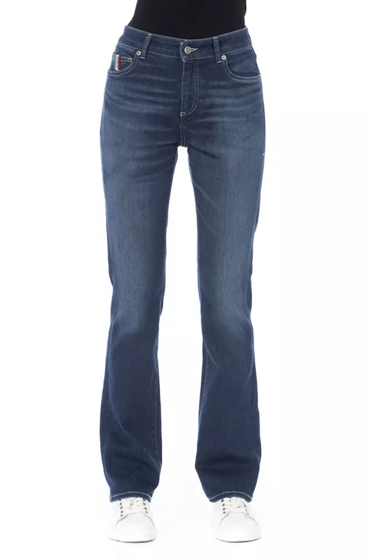 Baldinini Trend Blue Cotton Women's Jeans $487.00 Baldinini Trend Luzworld