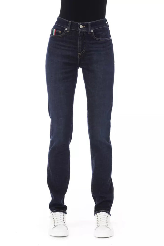 Baldinini Trend Blue Cotton Women Jeans $487.00 Baldinini Trend Luzworld