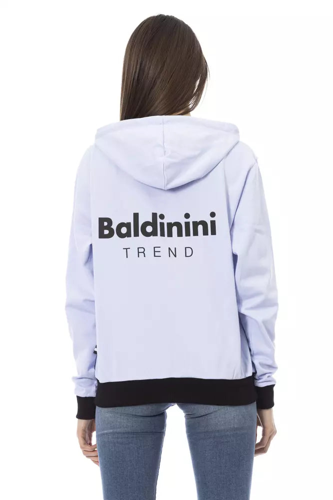 Baldinini Trend Purple Cotton Women Sweater $504.00 Baldinini Trend Luzworld