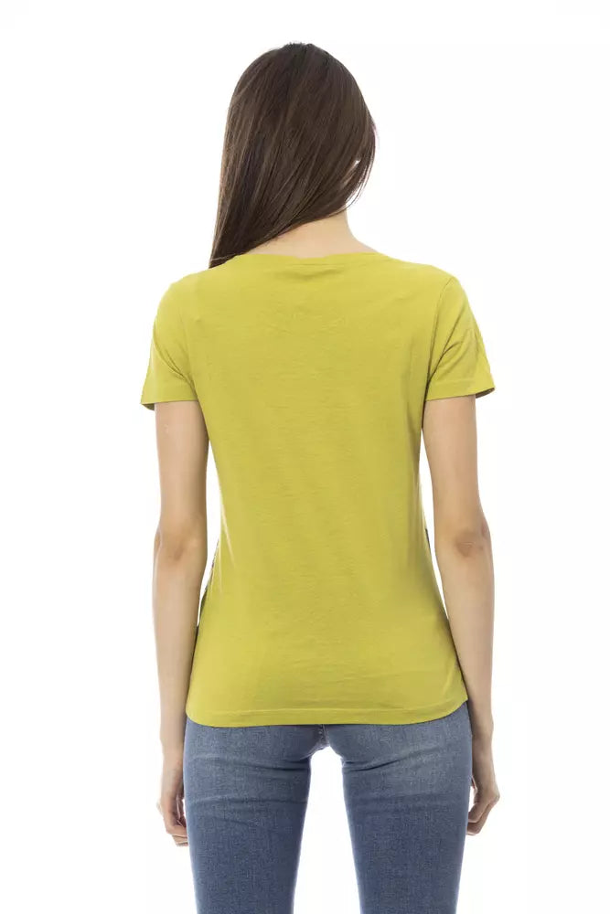 Trussardi Action "Green Cotton Women T-Shirt" $131.00 Trussardi Action Luzworld