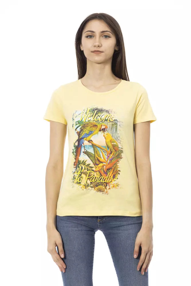 Trussardi Action "Yellow Cotton Women T-Shirt" $131.00 Trussardi Action Luzworld