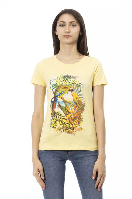 Trussardi Action "Yellow Cotton Women T-Shirt" $131.00 Trussardi Action Luzworld