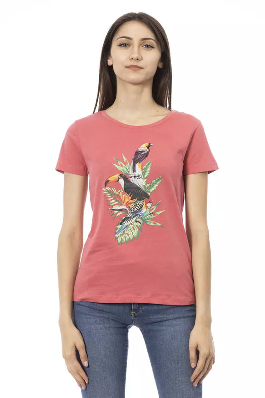 Trussardi Action Multicolor Cotton Women T-Shirt $131.00 Trussardi Action Luzworld