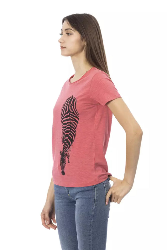 Trussardi Action Multicolor Cotton Women T-Shirt $131.00 Trussardi Action Luzworld