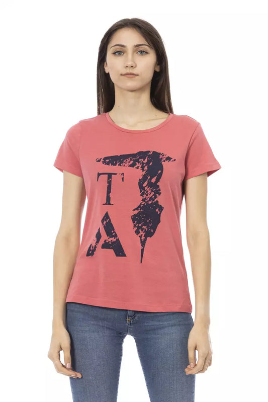 Trussardi Action Multicolor Cotton Women T-Shirt $132.00 Trussardi Action Luzworld