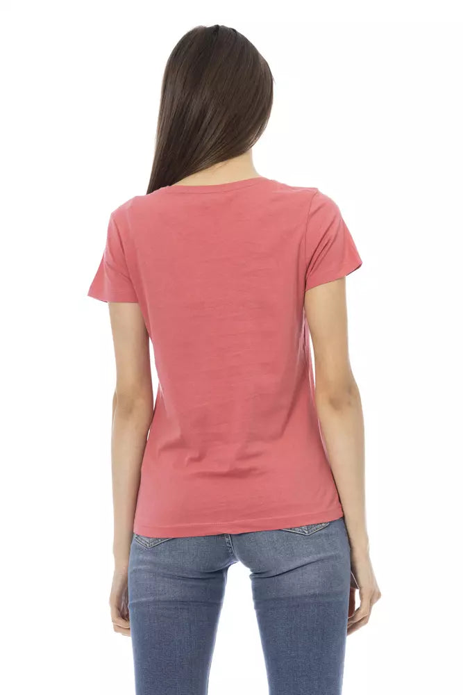 Trussardi Action Multicolor Cotton Women T-Shirt $132.00 Trussardi Action Luzworld