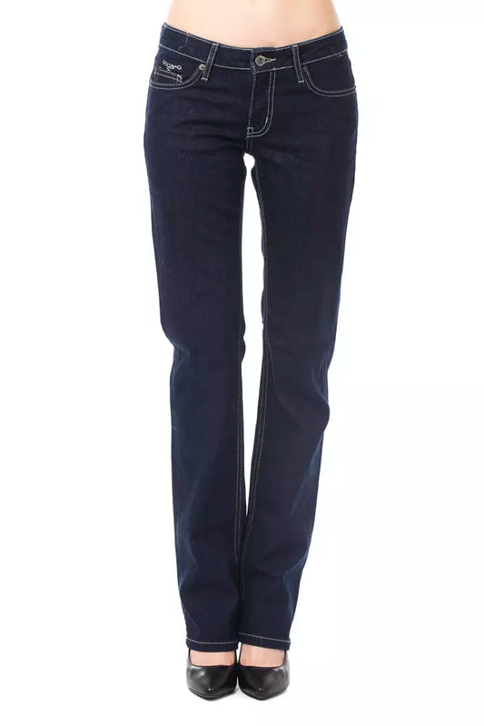 Ungaro Fever Blue Cotton Women's Jeans $153.00 Ungaro Fever Luzworld