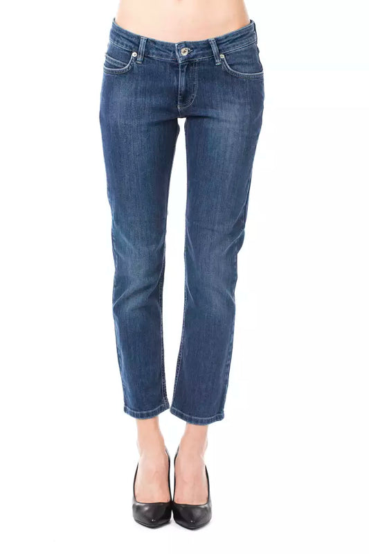 Ungaro Fever Light Blue Cotton Women Jeans $149.00 Ungaro Fever Luzworld