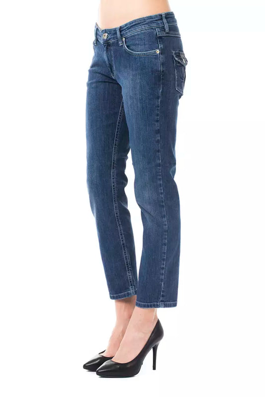 Ungaro Fever Light Blue Cotton Women Jeans $149.00 Ungaro Fever Luzworld