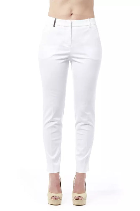 Peserico Chic High Waist Cigarette Leg Trousers $614.00 Peserico Luzworld