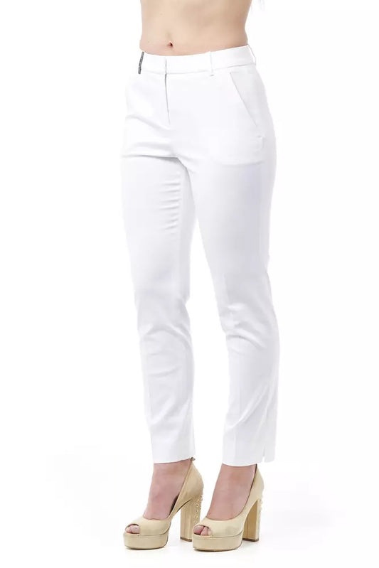 Peserico Chic High Waist Cigarette Leg Trousers $614.00 Peserico Luzworld