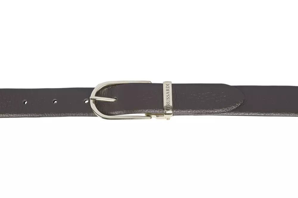 Trussardi Brown Leather Women Belt $197.00 Trussardi Luzworld