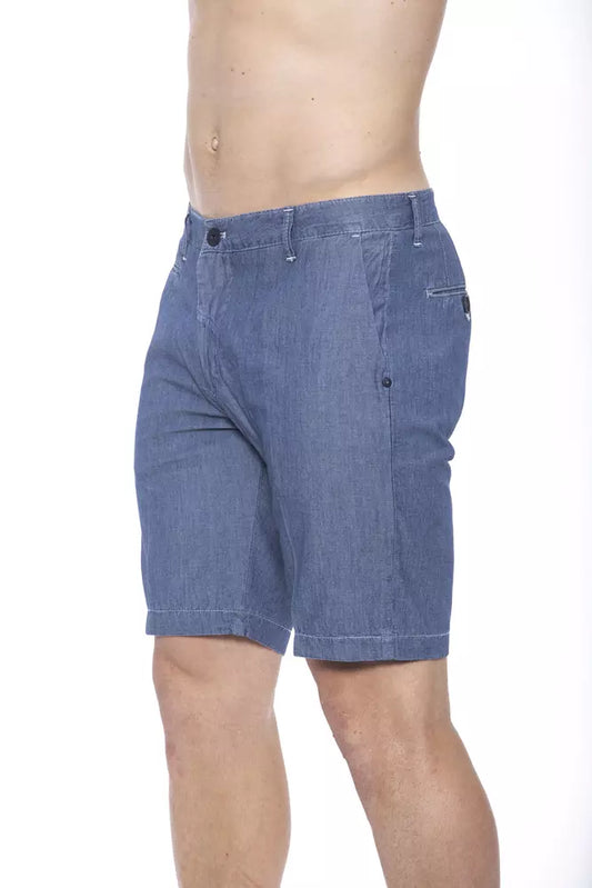 Armata Di Mare Chic Nautical Blue Bermuda Shorts $188.00 Armata Di Mare Luzworld