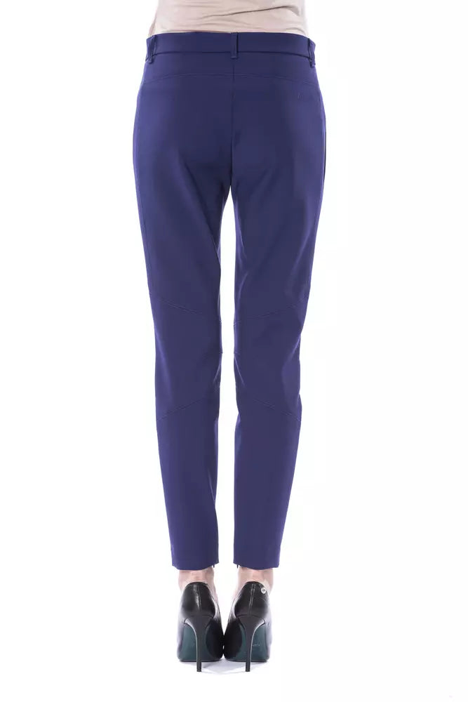 BYBLOS Blue Polyester Women's Slim Fit Pant $661.00 BYBLOS Luzworld