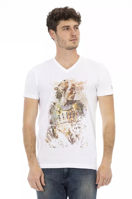 Trussardi Action Elegant V-Neck Short Sleeve T-Shirt $131.00 Trussardi Action Luzworld
