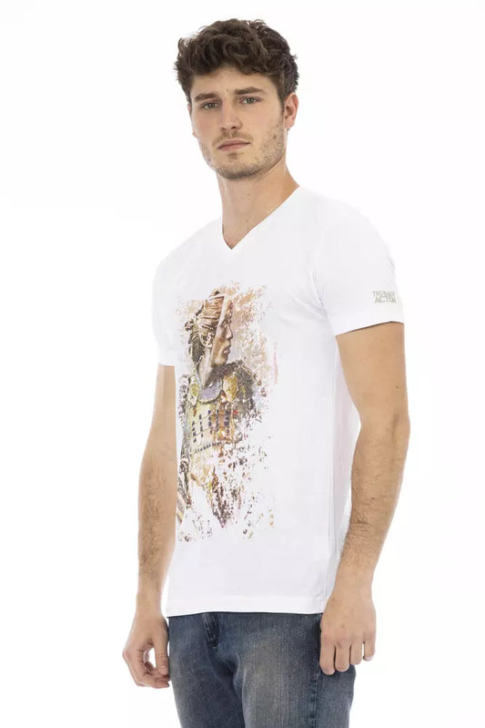 Trussardi Action Elegant V-Neck Short Sleeve T-Shirt $131.00 Trussardi Action Luzworld