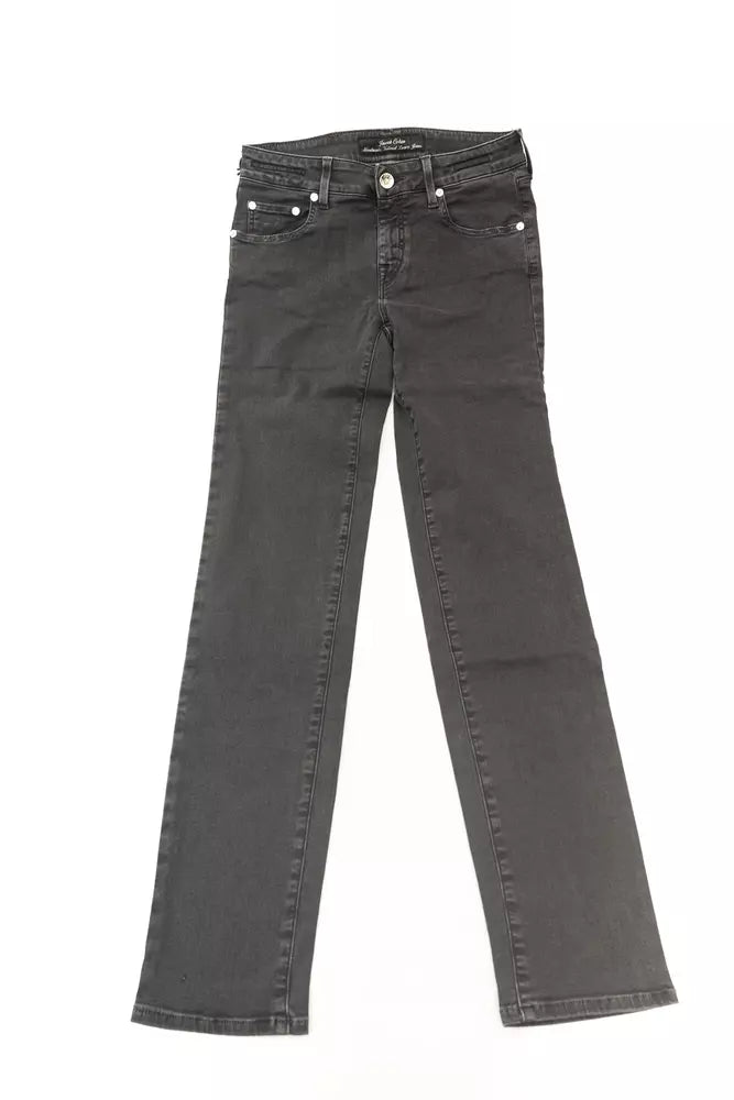 Jacob Cohen Black Cotton Women Jeans $718.00 Jacob Cohen Luzworld
