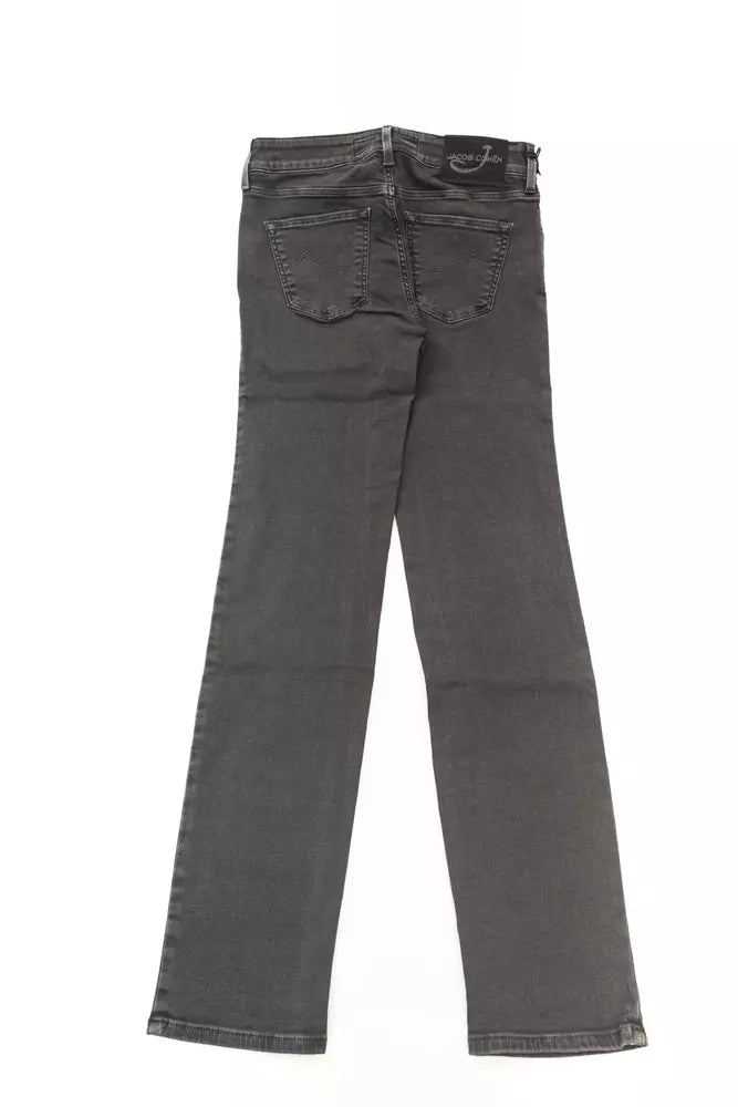 Jacob Cohen Black Cotton Women Jeans $718.00 Jacob Cohen Luzworld