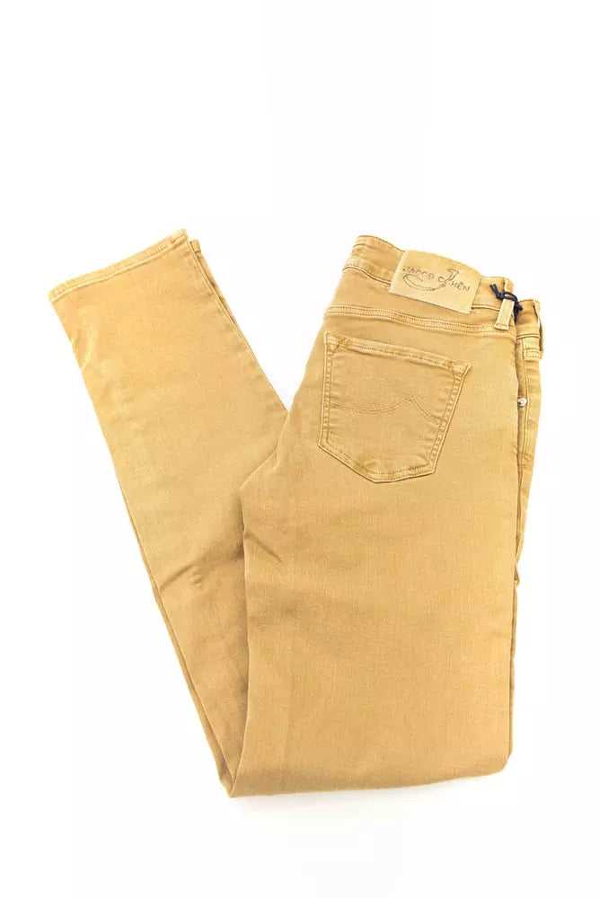 Jacob Cohen Beige Cotton Women Jeans $718.00 Jacob Cohen Luzworld