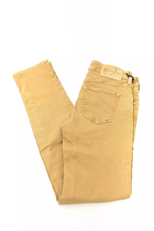 Jacob Cohen Beige Cotton Women Jeans $718.00 Jacob Cohen Luzworld