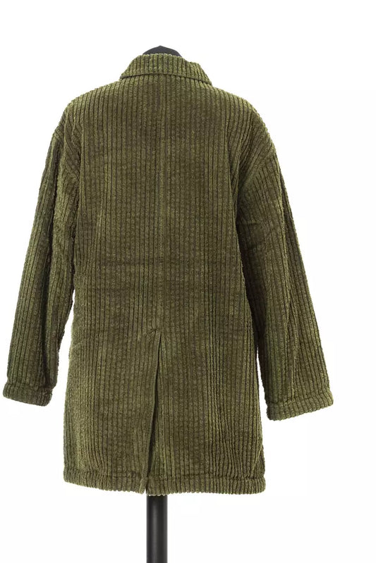 Jacob Cohen Green Cotton Women Jacket $1274.00 Jacob Cohen Luzworld