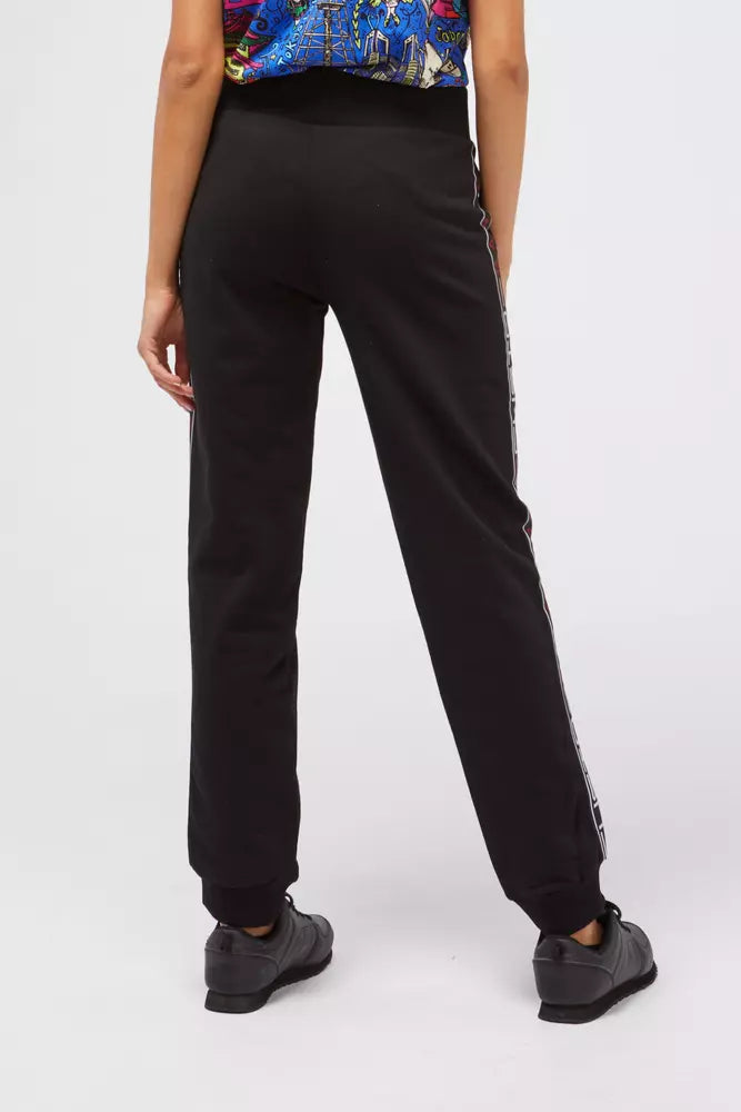 Custo Barcelona Black Cotton Women Sweatpant $216.00 Custo Barcelona Luzworld