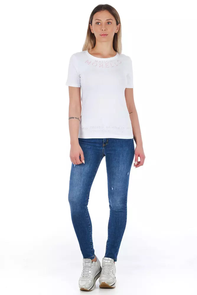 Frankie Morello Blue Denim Women Jeans $457.00 Frankie Morello Luzworld