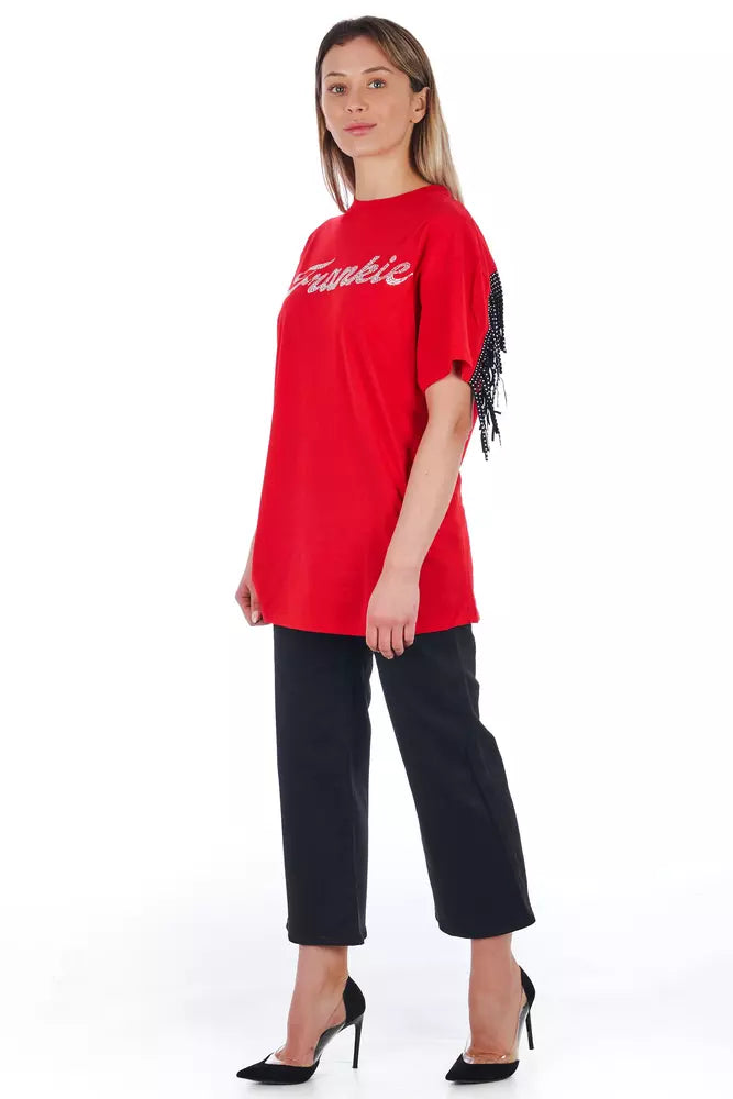 Frankie Morello Black Cotton Women Cropped Trouser $446.00 Frankie Morello Luzworld