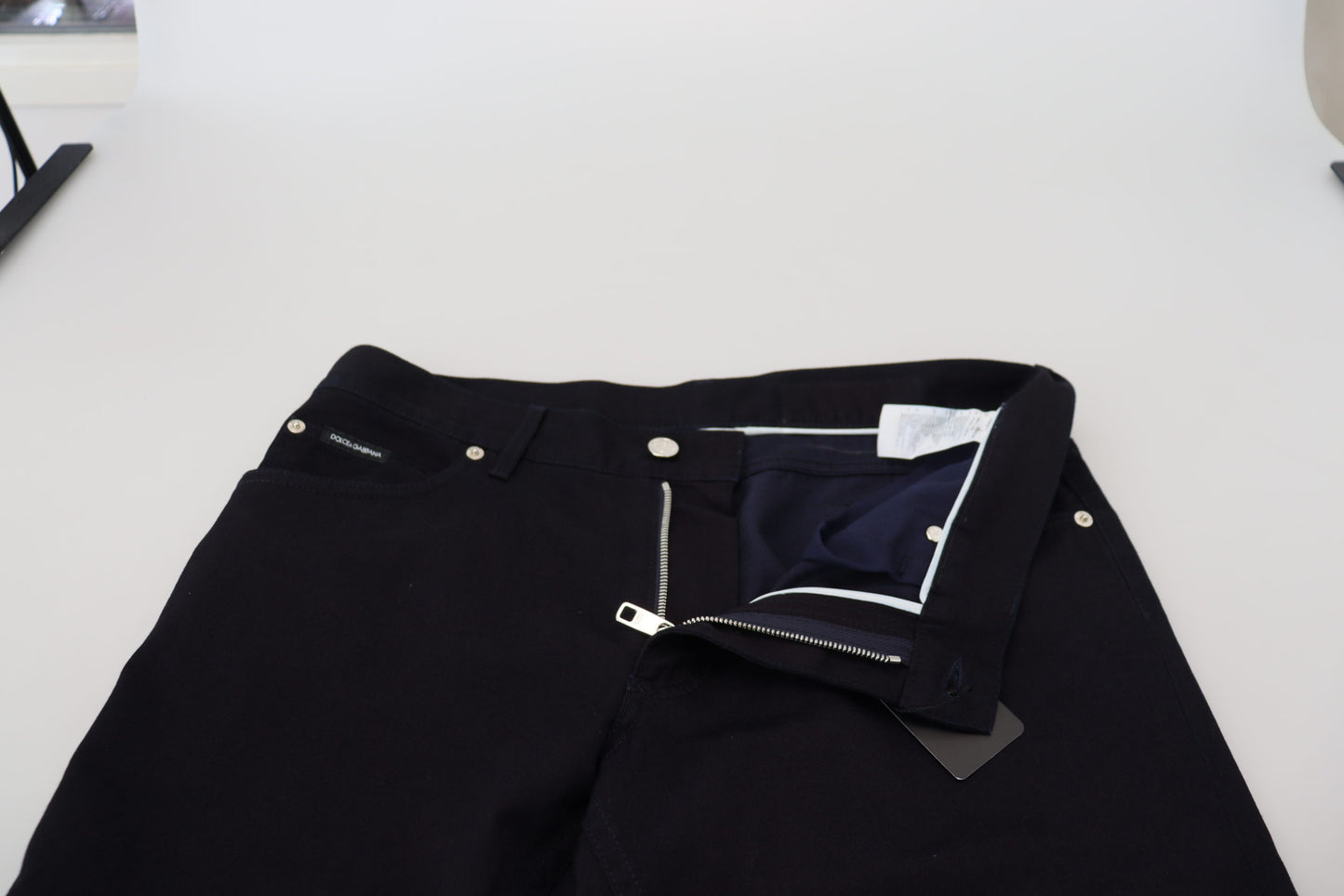 Dolce & Gabbana Black Cotton Skinny Casual Denim Jeans