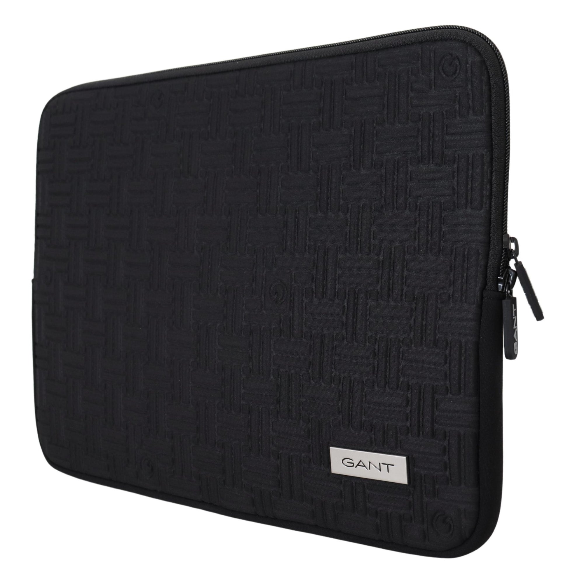 Gant Black Padded Pouch Bag Zipper Cover Sleeve Case $128.00 Gant Luzworld