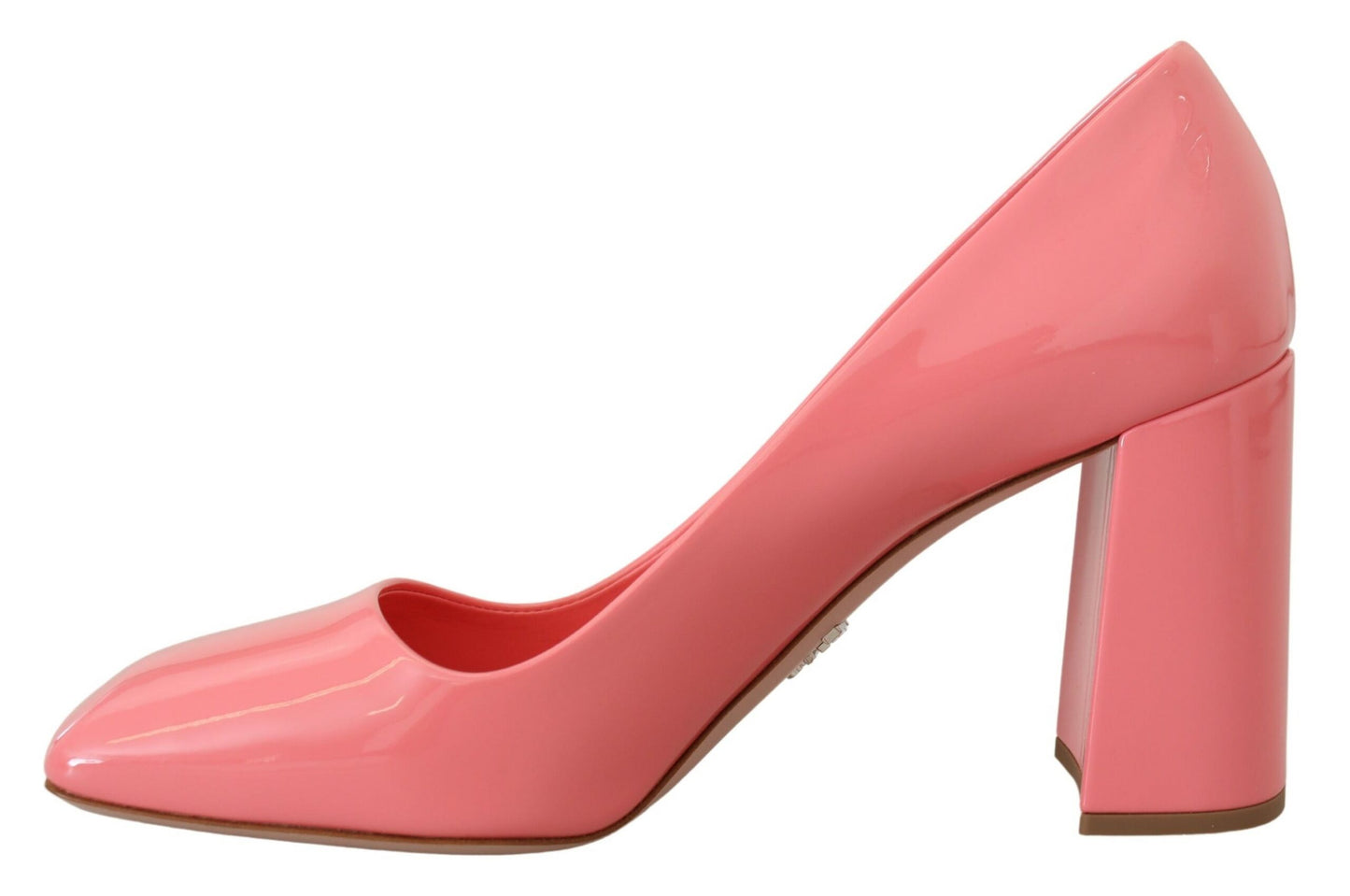 Prada Pink Patent Leather Block Heels Pumps Classic $1891.00 Prada Luzworld