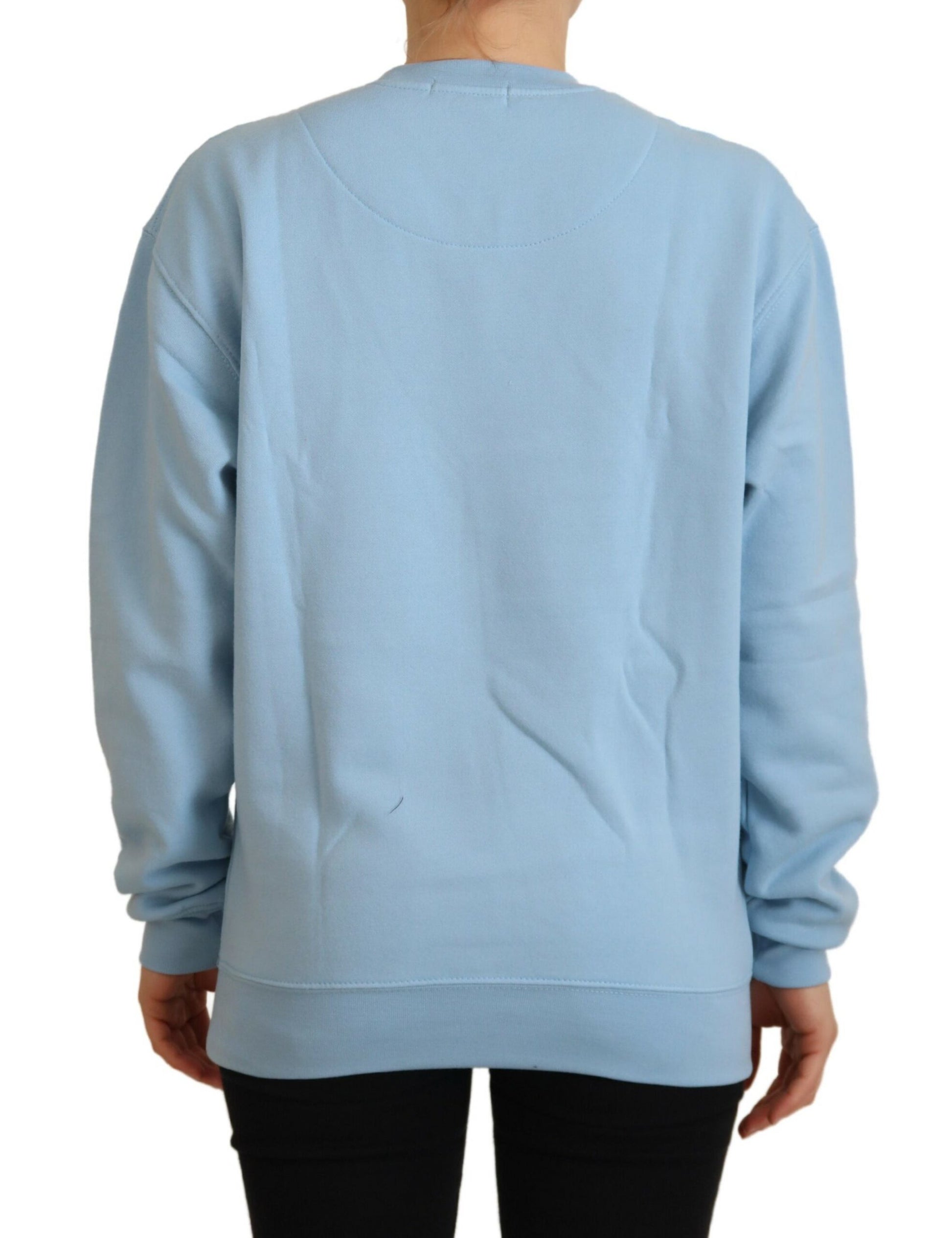 Philippe Model Light Blue Logo Printed Long Sleeves Sweater $559.00 Philippe Model Luzworld