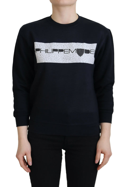 Philippe Model Black Printed Long Sleeves Pullover Sweater $501.00 Philippe Model Luzworld