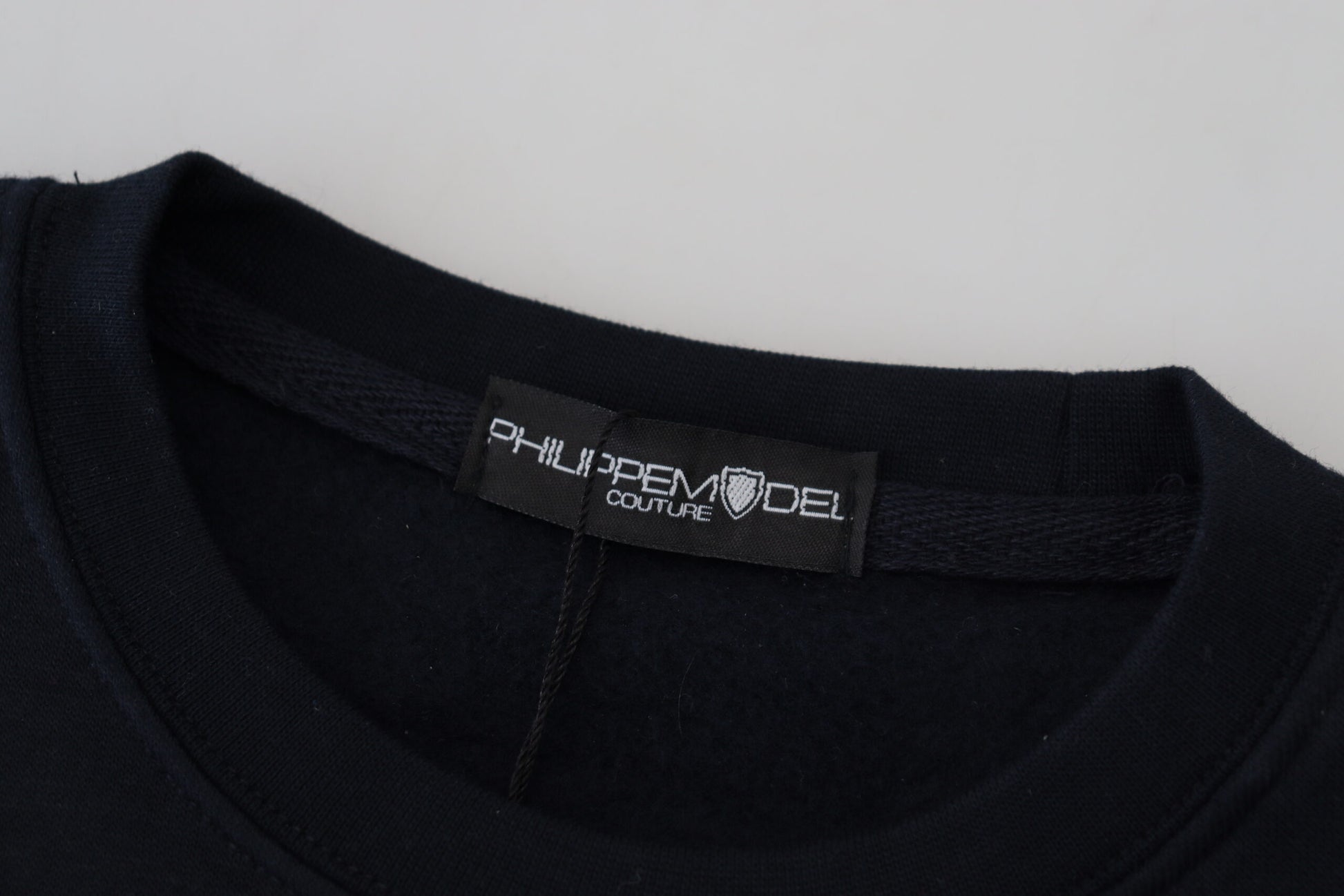 Philippe Model Black Printed Long Sleeves Pullover Sweater $501.00 Philippe Model Luzworld