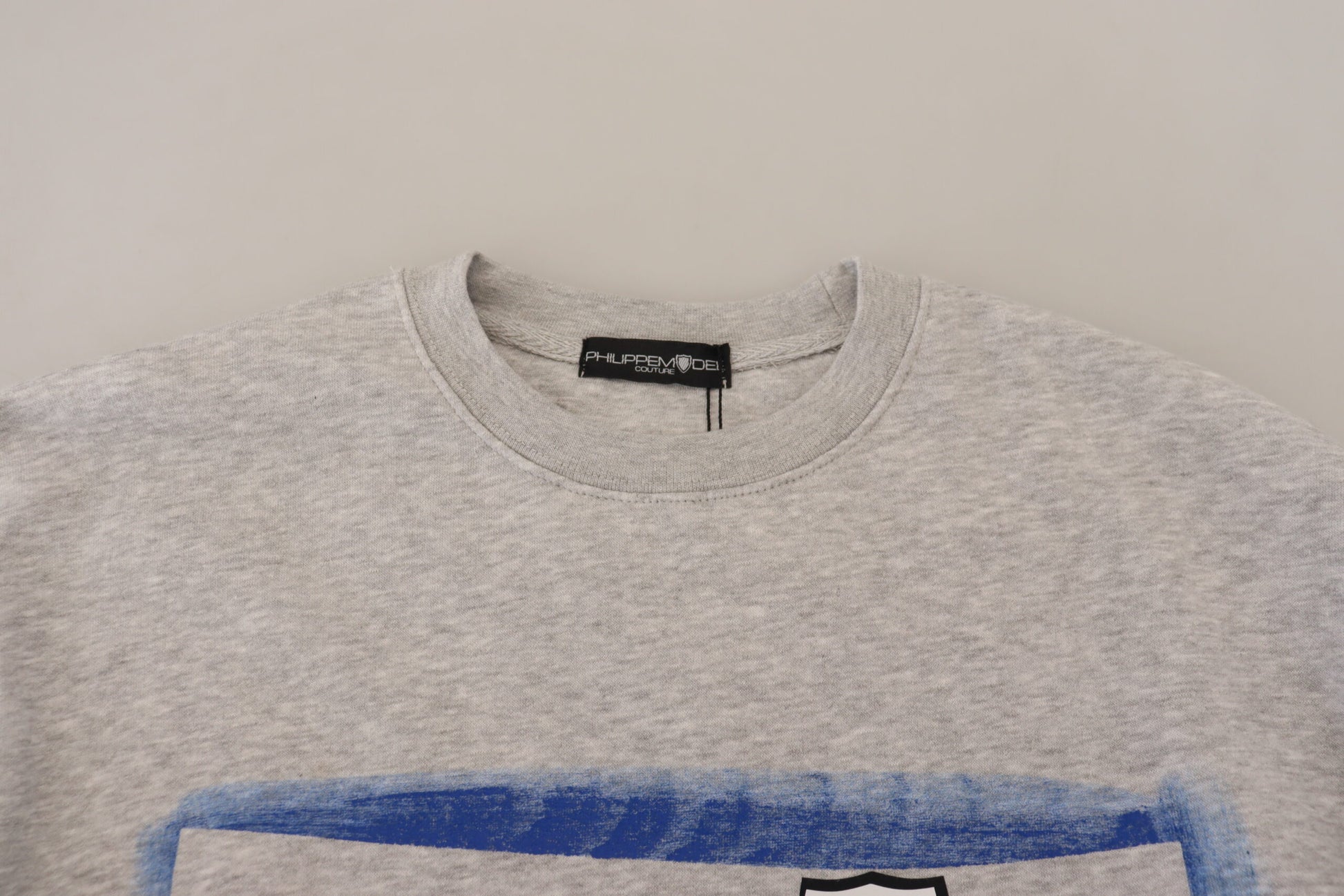 Philippe Model Gray Printed Long Sleeves Pullover Sweater $559.00 Philippe Model Luzworld