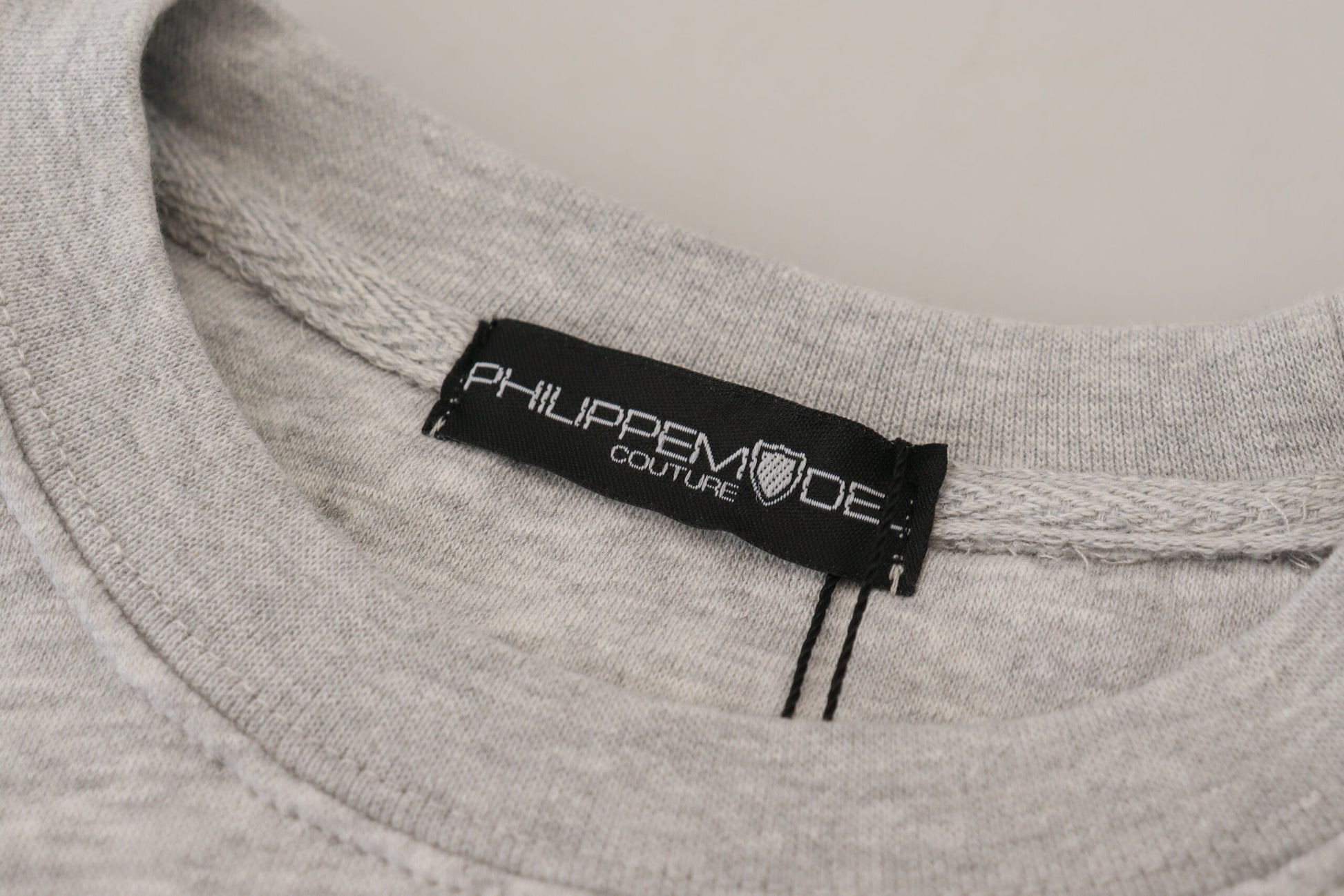 Philippe Model Gray Printed Long Sleeves Pullover Sweater $559.00 Philippe Model Luzworld