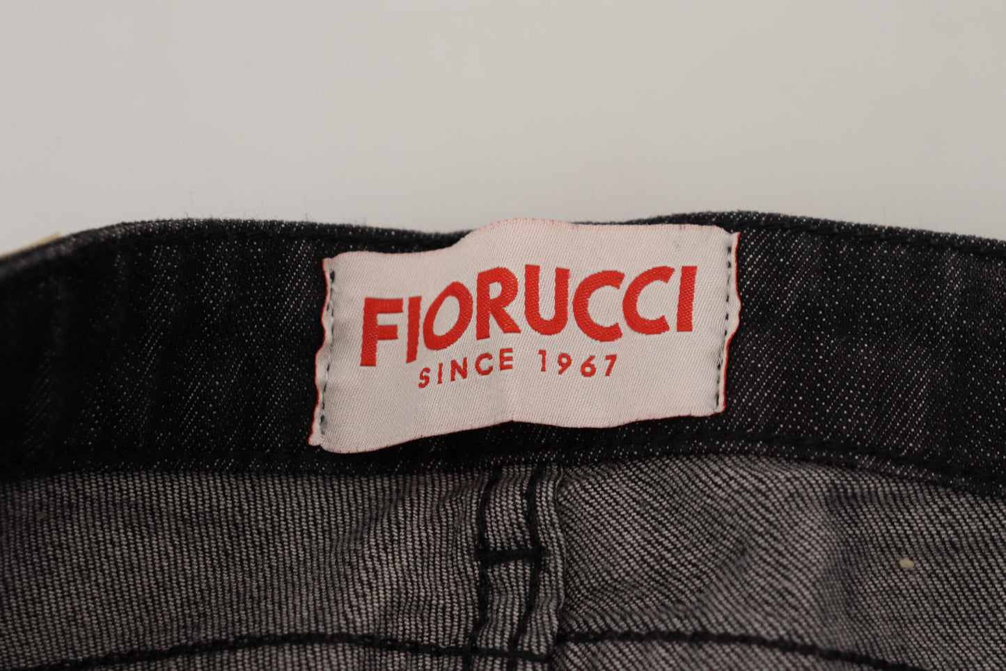 Fiorucci Black Cotton Low Waist Skinny Women Casual Jeans $559.00 Fiorucci Luzworld