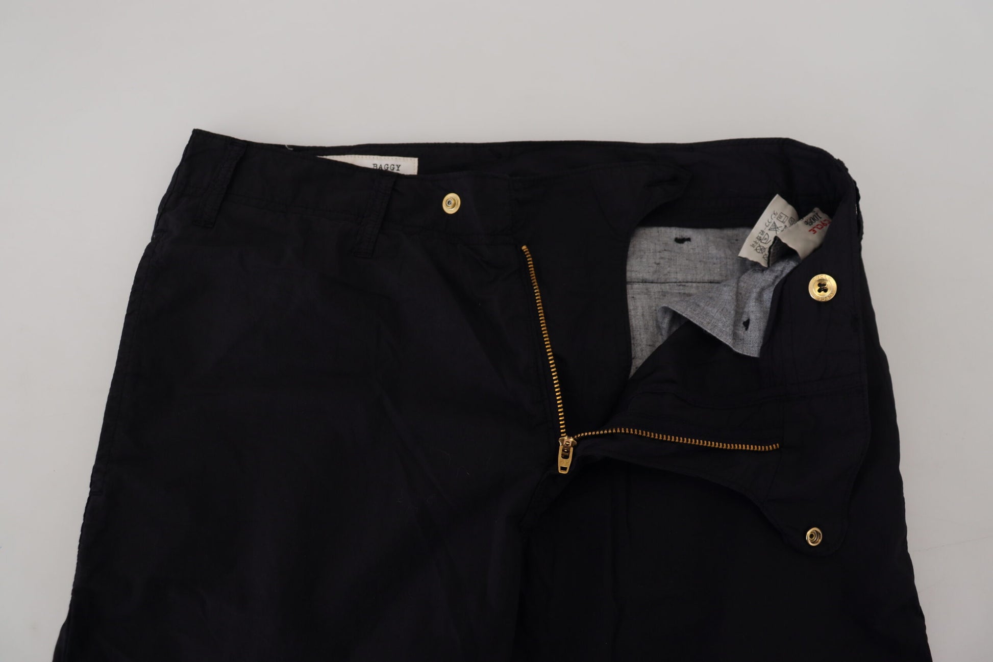 CYCLE Black Cotton Baggy High Waist Women Pants $290.00 CYCLE Luzworld