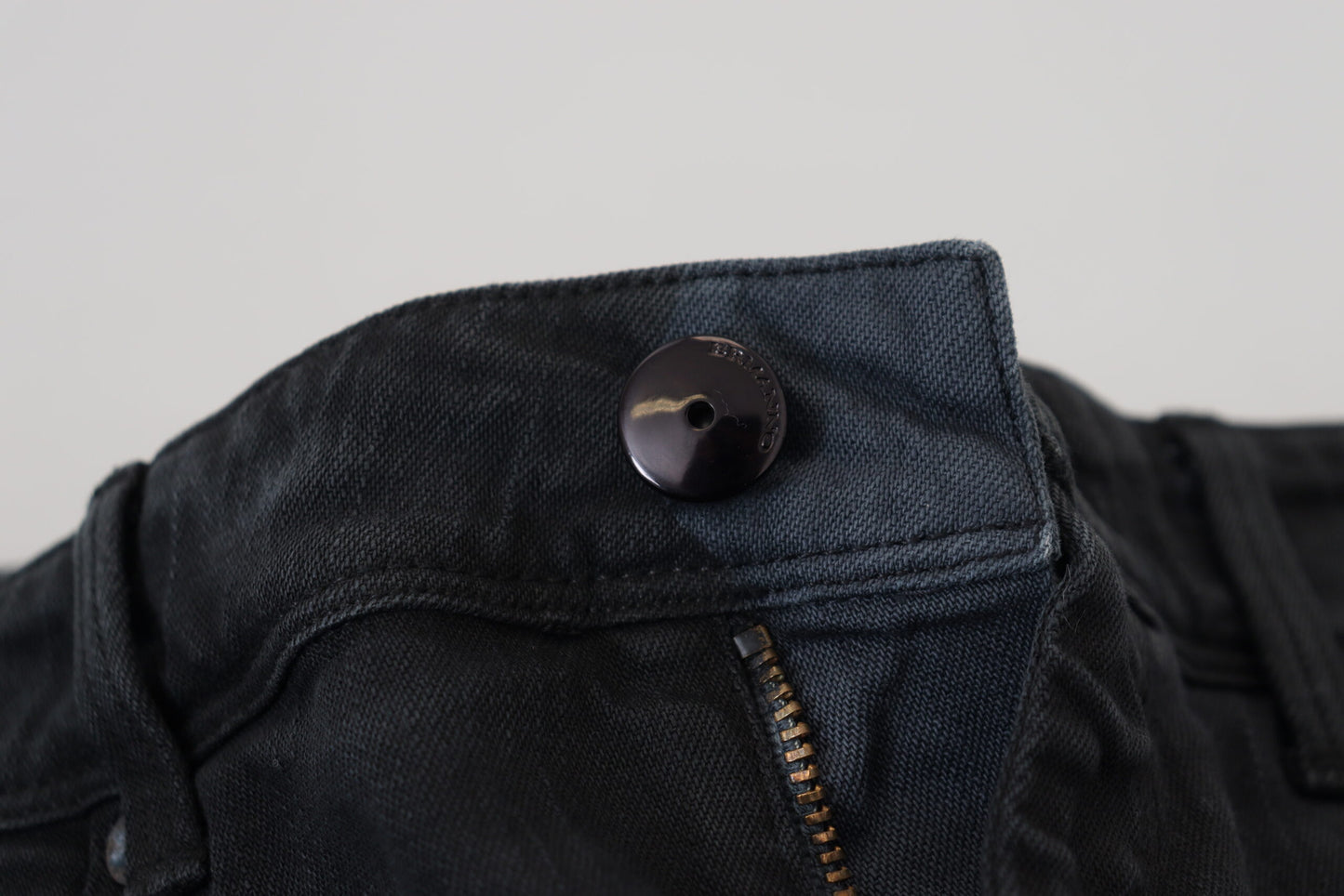 Ermanno Scervino Black Cotton Slim Fit Women Denim Jeans $915.00 Ermanno Scervino Luzworld