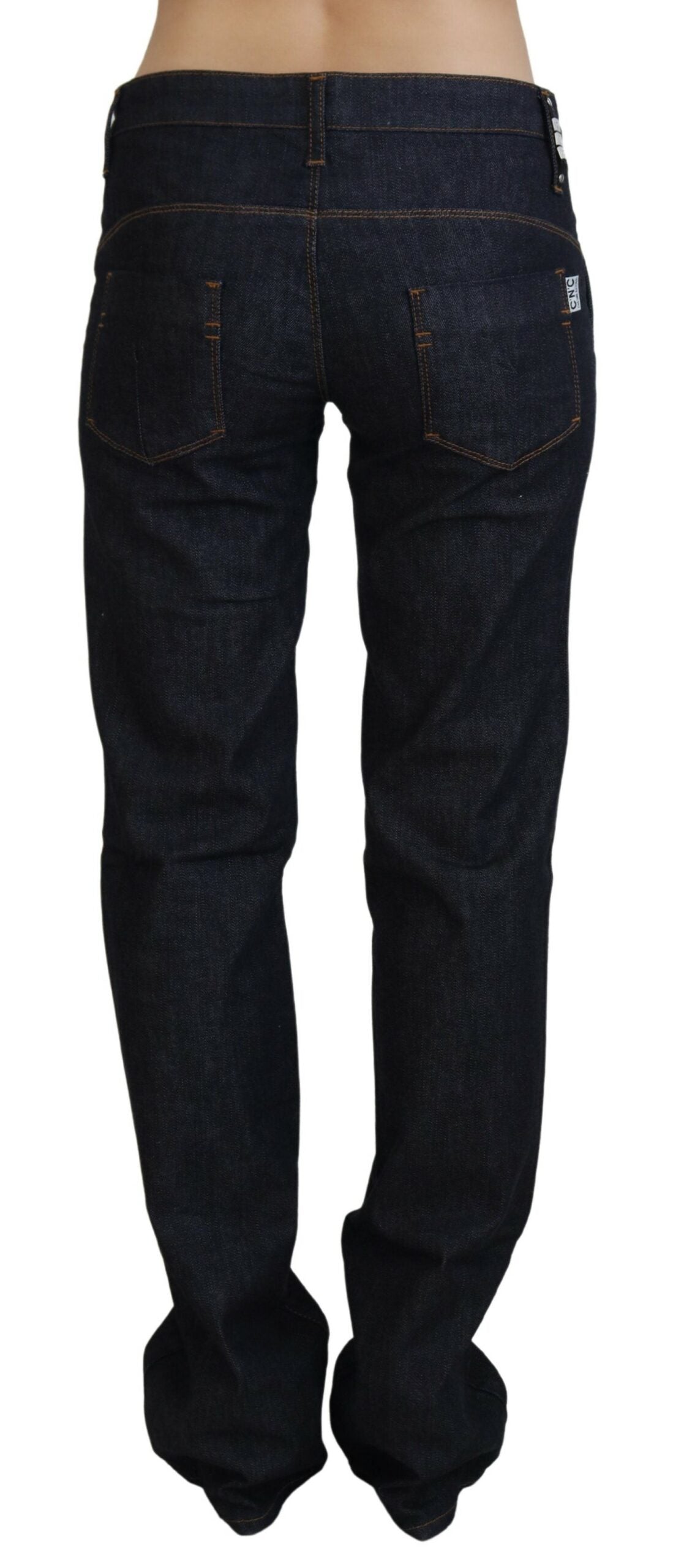 Costume National Blue Low Waist Straight Denim Pants Jeans $559.00 Costume National Luzworld